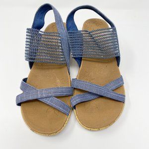 Skechers Luxe Foam Wedge Sandal Size 7